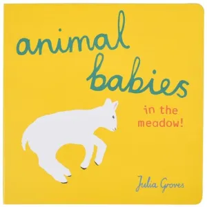 Animal Babies in the Meadow Board Book Constructive Play Things
