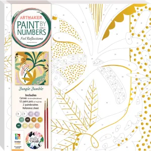 ArtMaker Paint by Numbers Canvas: Jungle Jumble