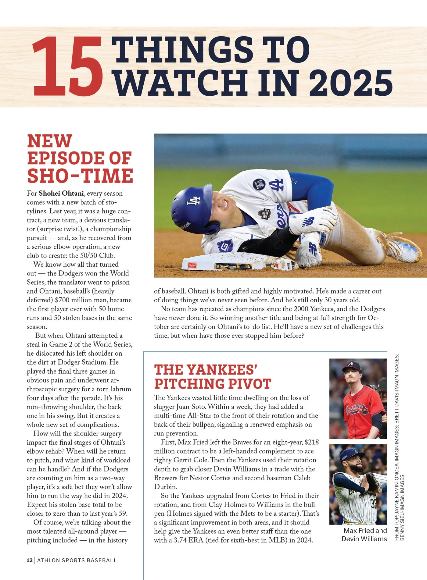 Athlon Sports - 2025 MLB Preview: In-Depth Coverage, Milestones & Achievements By Aaron Judge, Shohei Ohtani, Bryce Harper, Ronald Acuna Jr, Juan Soto, Paul Skenes, Bobby Witt Jr & More!