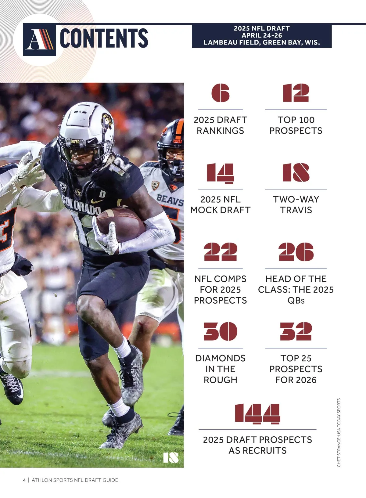 Athlon Sports - 2025 NFL Draft Preview: Top Prospects, Exclusive In-Depth Analysis, Travis Hunter & Shedeur Sanders, Rankings Ahead Of Crucial Draft Day, Top 25 Prospects For 2026 & More!