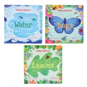 Baby Explorer STEM Board Book Set | Early Science Concepts Through Senses Constructive Play Things