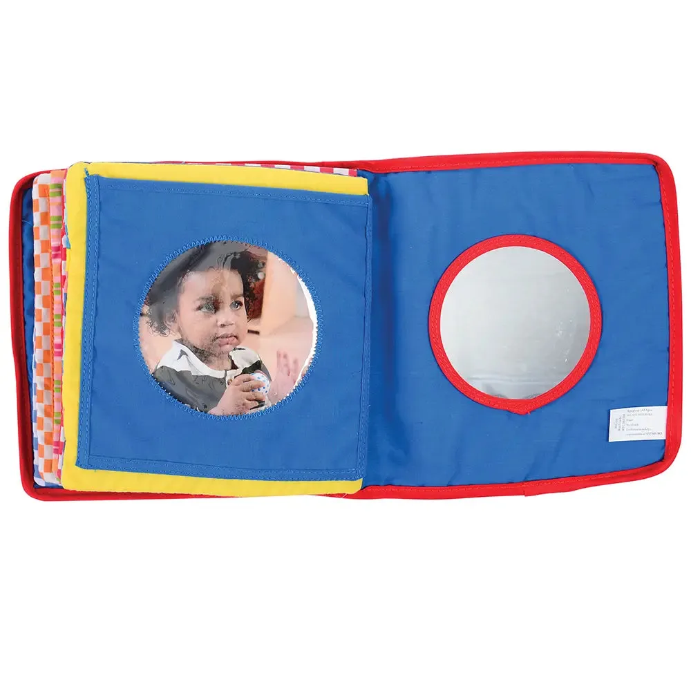 Baby's First Photo Album | Interactive Family & Friends Recognition Book with Mirror Constructive Play Things