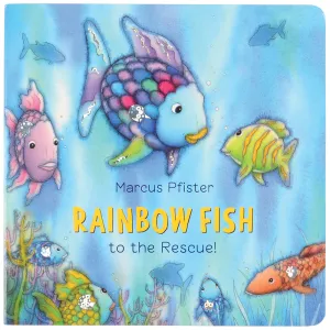Board Book Classic "Rainbow Fish To The Rescue!" Constructive Play Things