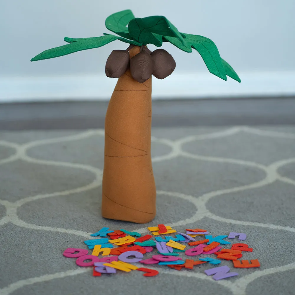 Chicka Chicka Boom Boom Storytelling Props with Book* Constructive Play Things