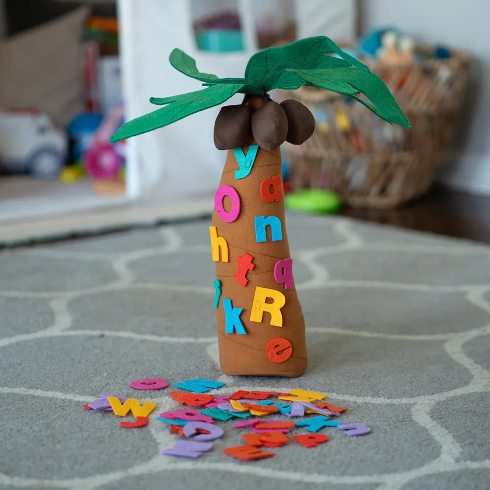 Chicka Chicka Boom Boom Storytelling Props with Book* Constructive Play Things