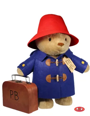 Classic Paddington Bear 16" Soft Toy with Suitcase Yottoy