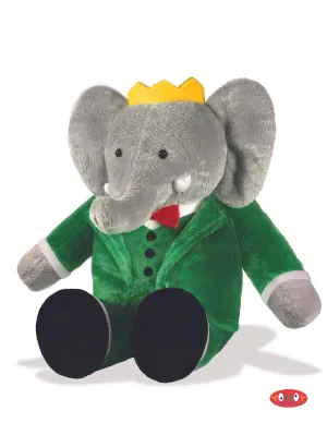 Classic Seated Babar Soft Toy Yottoy