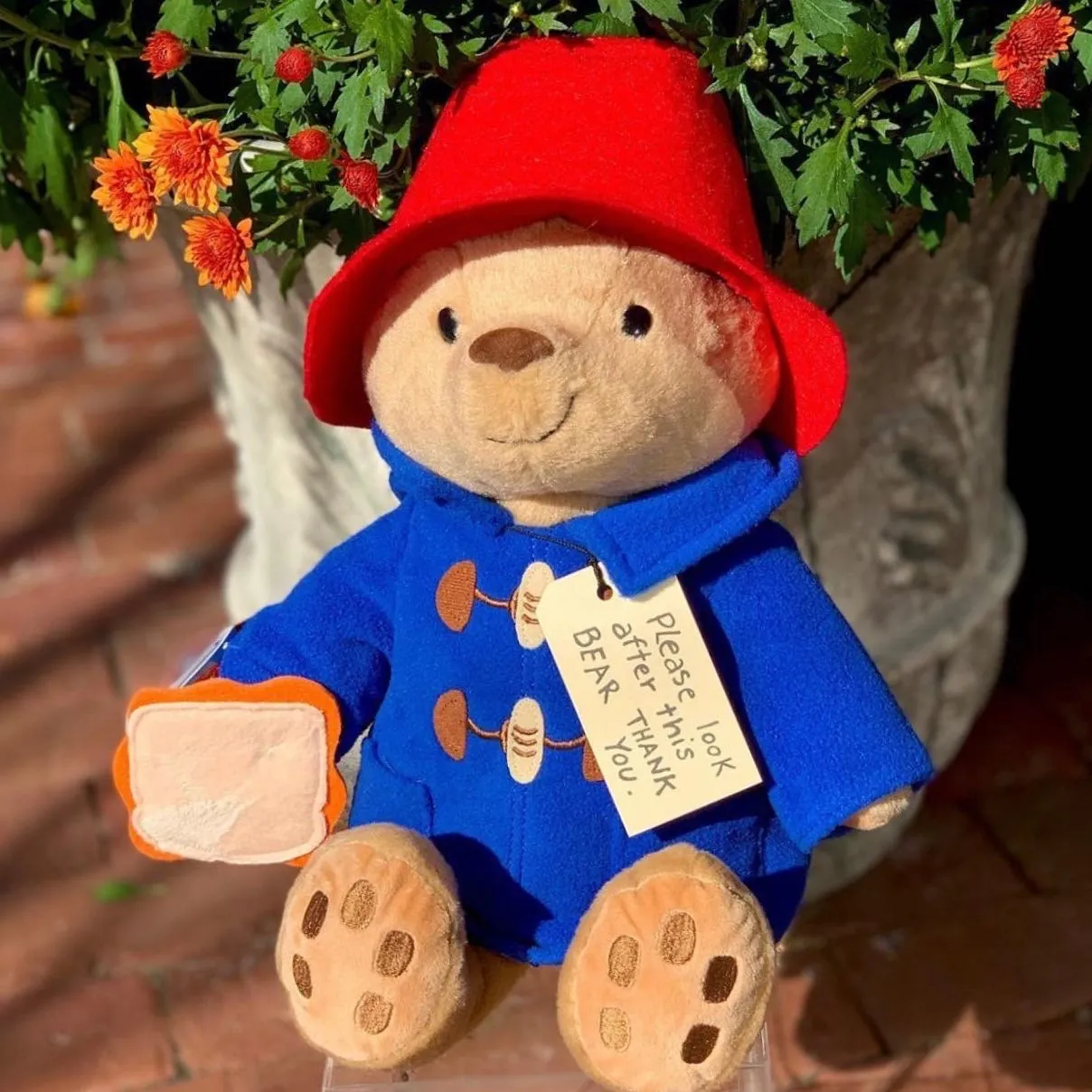 Classic Seated Paddington 12" Soft Toy Yottoy