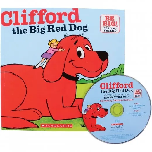 Clifford the Big Red Dog Book and CD Constructive Play Things