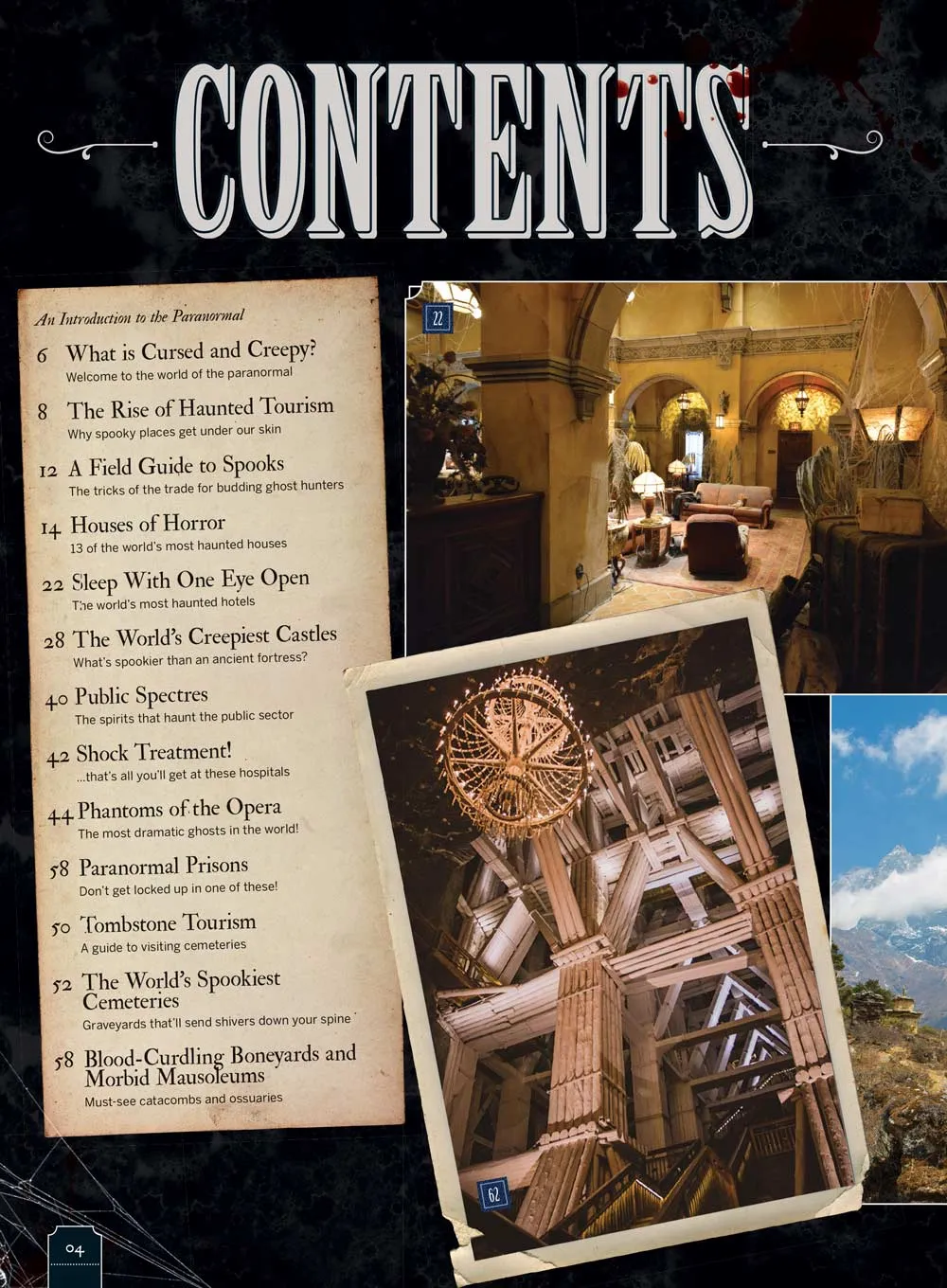 Cursed & Creepy Destinations - Traveler's Guide: 100  Haunted Places, Spooky Tourism, Forsaken Relics, Black Magic, Ghosts, UFOs, Abandoned Asylums, Forests, Museums, Castles, Cemeteries & More!