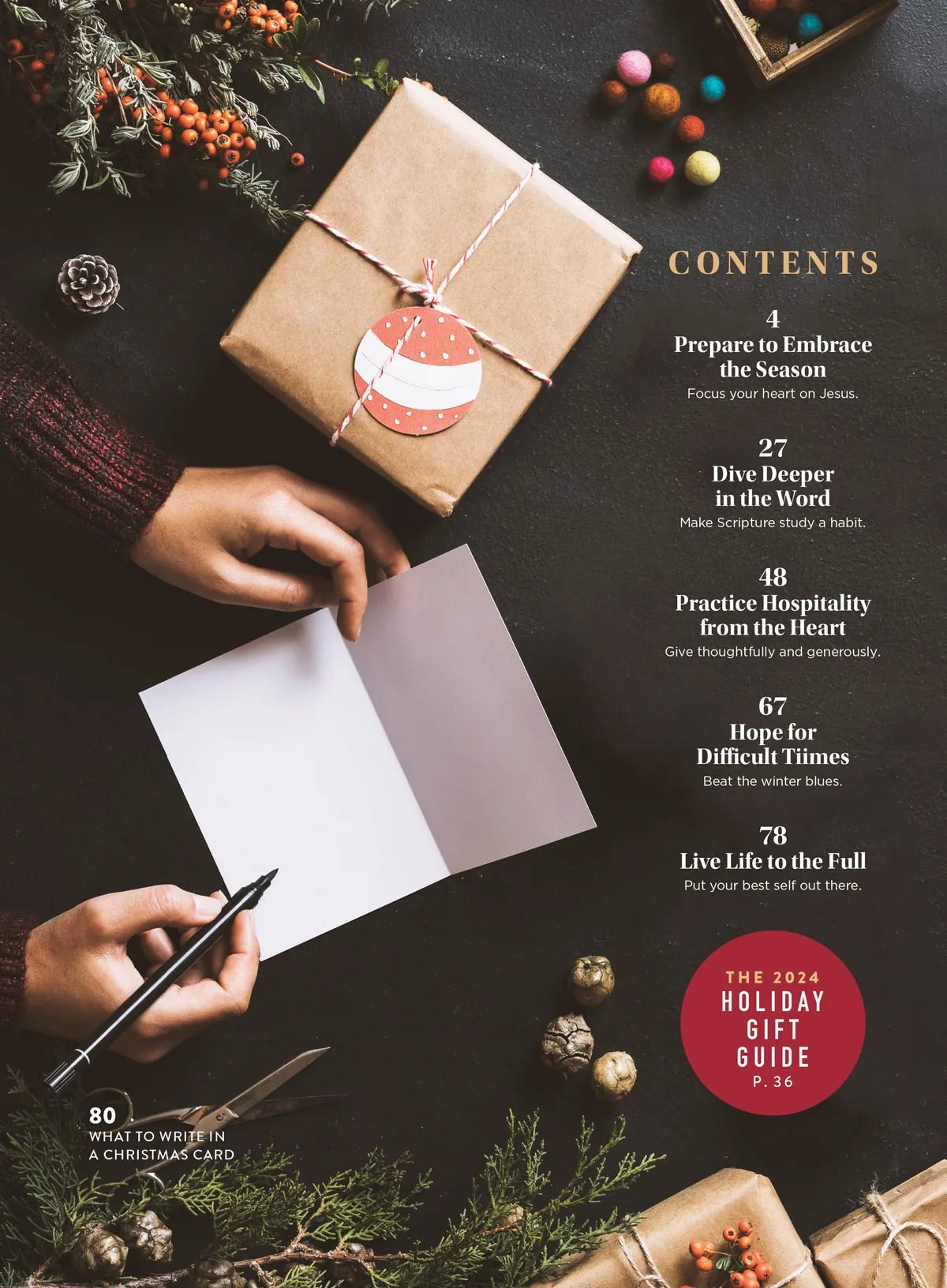 Dayspring - Everyday Faith Winter 2024: Spread Joy, Holiday Gift Guide, Write The Perfect Christmas Card, Find Your 2025 Word Of The Year, Rediscover The Old Testament & More