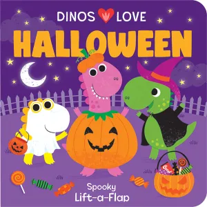 Dinos Love Halloween Cottage Door Press