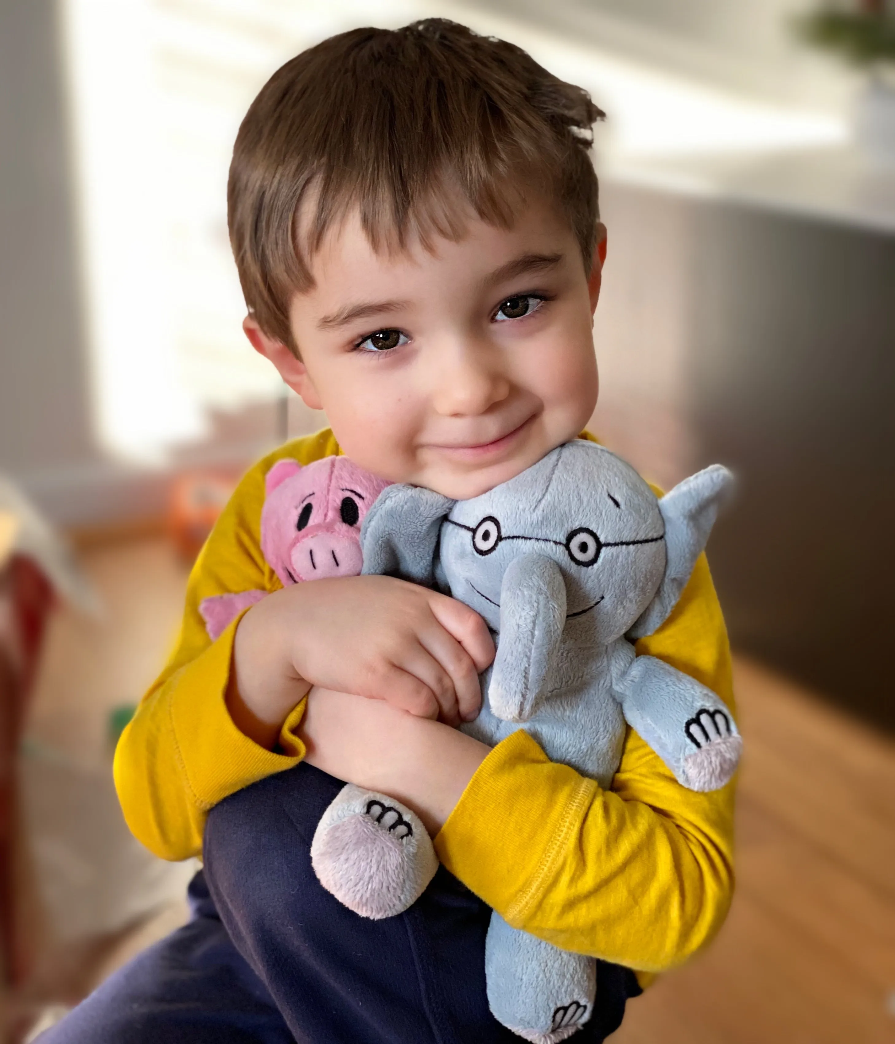 Elephant & Piggie Soft Toy Pair Yottoy