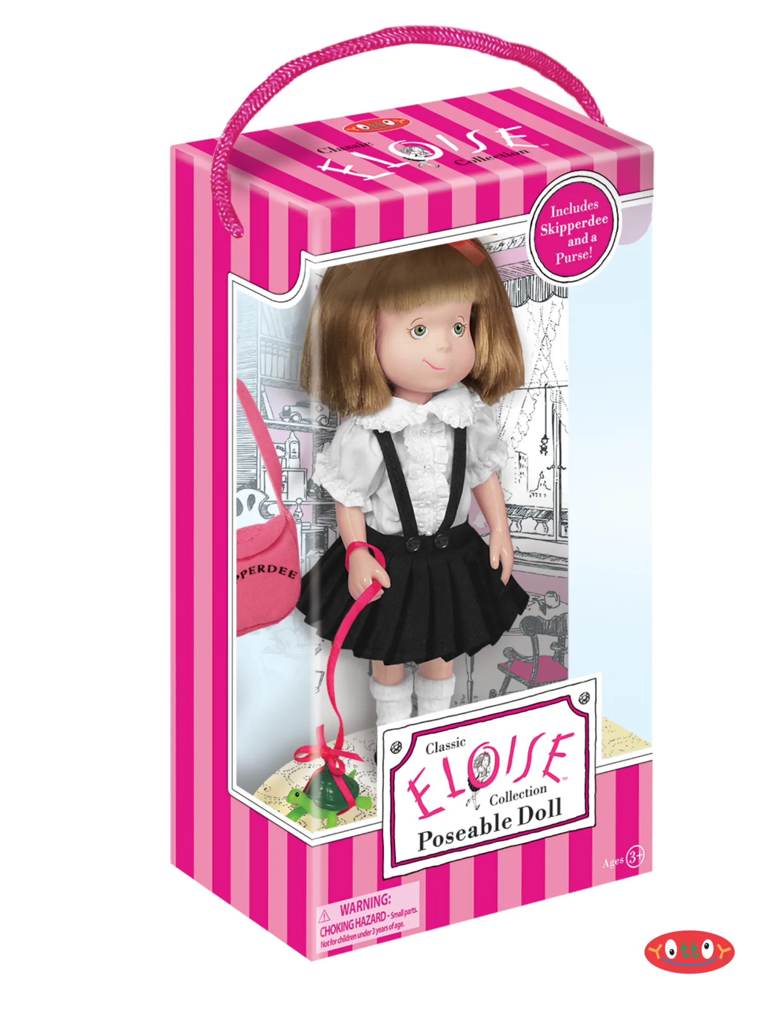 Eloise Poseable Doll with Skipperdee and Purse Yottoy