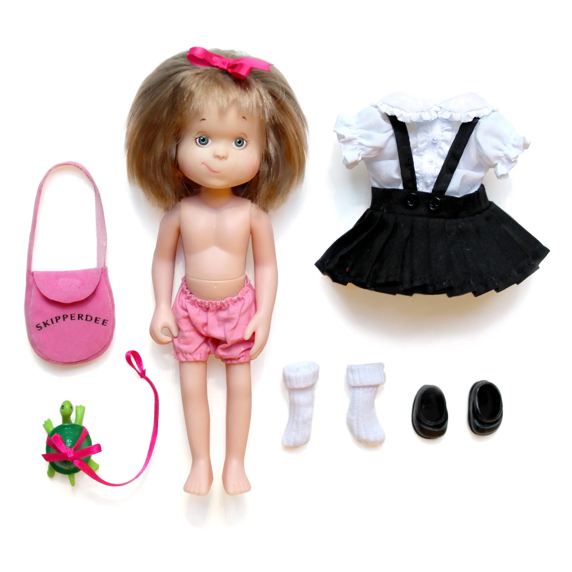 Eloise Poseable Doll with Skipperdee and Purse Yottoy