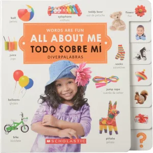 English/Spanish Vocabulary Board Book - All About Me Constructive Play Things