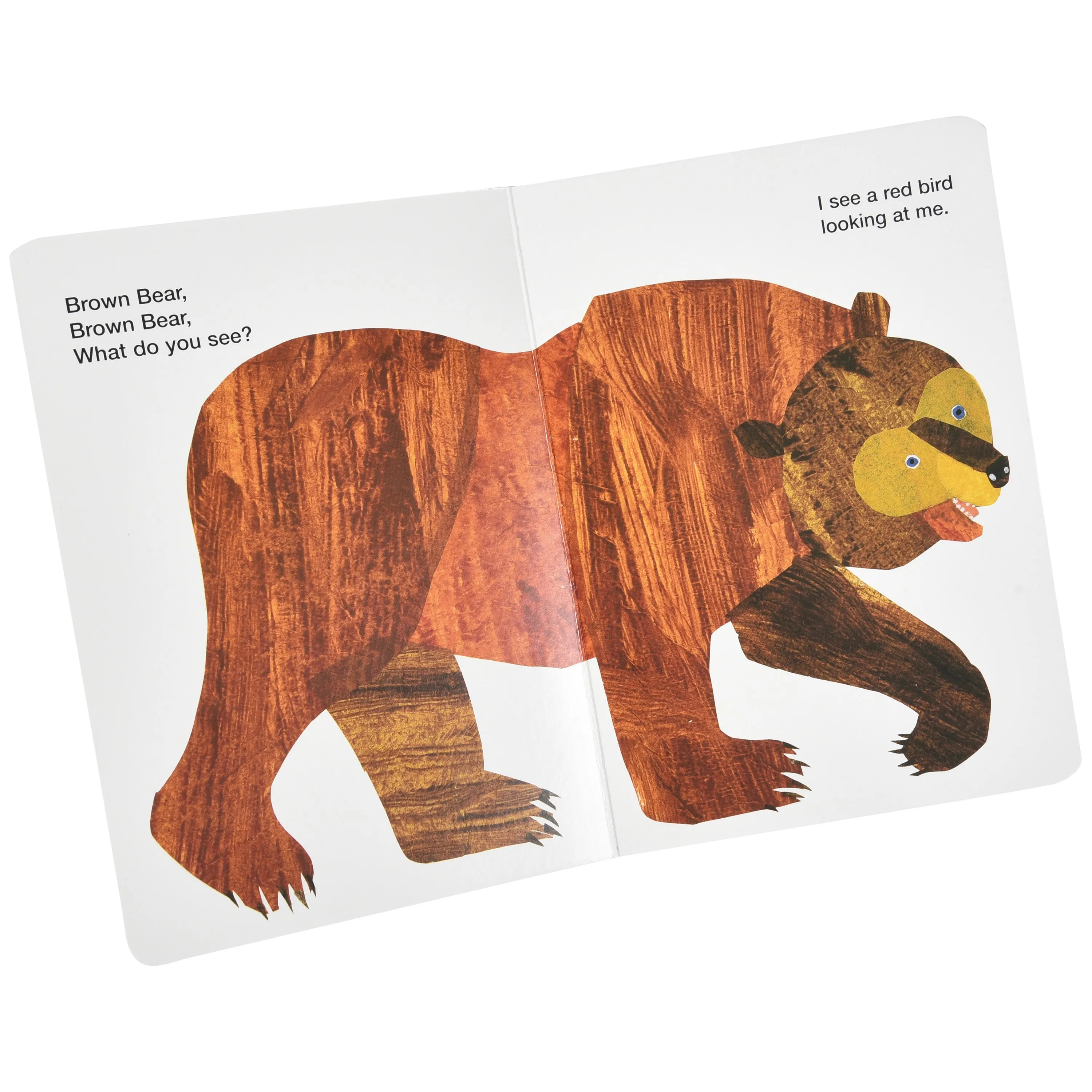 Eric Carle Board Book "Brown Bear, Brown Bear" Constructive Play Things