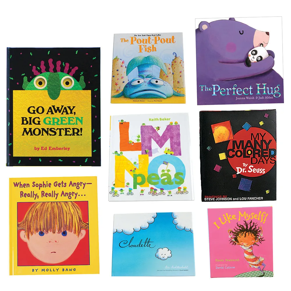 Feelings and Emotions Storybooks Set of 8 Hardcover Books Constructive Play Things