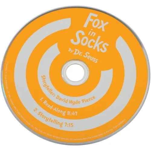 Fox In Socks Book & CD Constructive Play Things