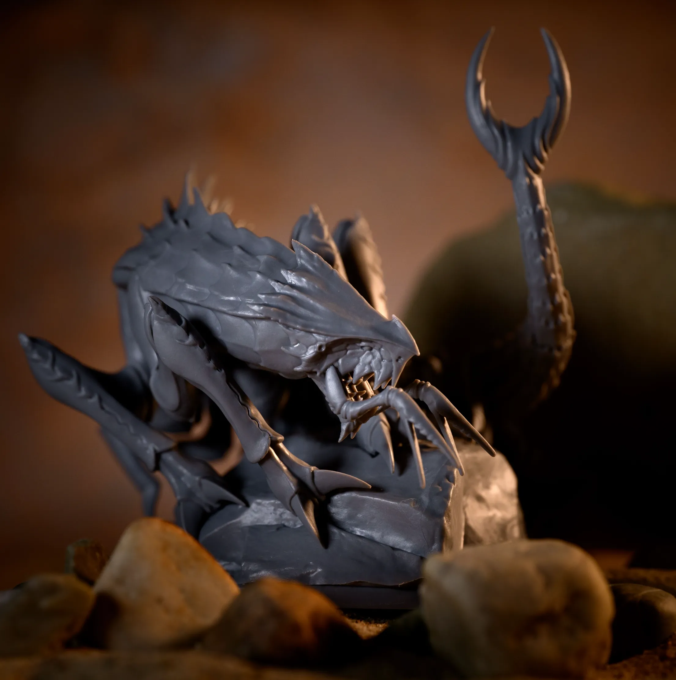 Gargantuan Chasmfiend Premium Miniature Dragonsteel Books