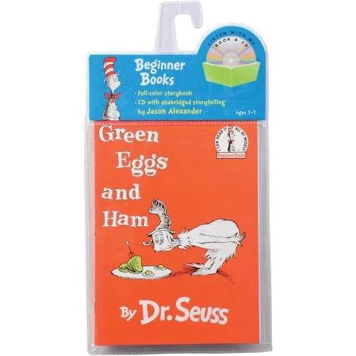 Green Eggs & Ham Book & CD Constructive Play Things