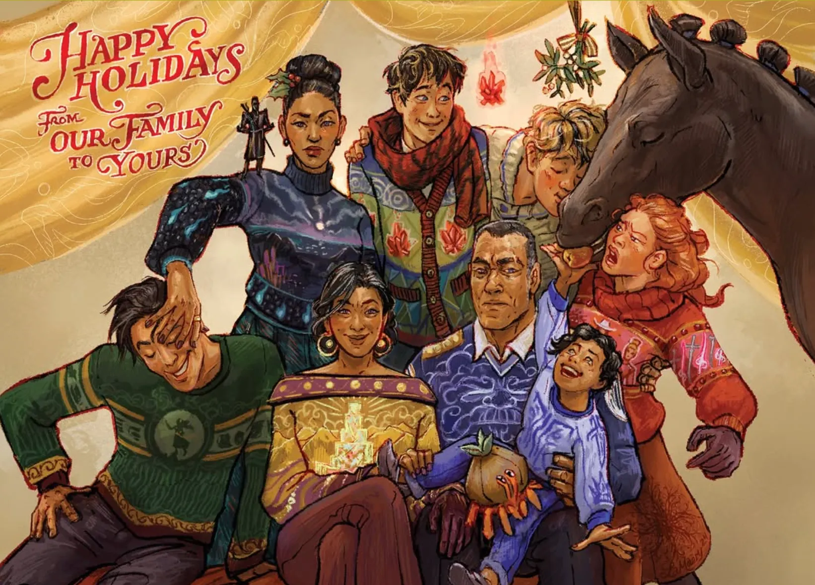 Holiday Card Pack 2024 Dragonsteel Books