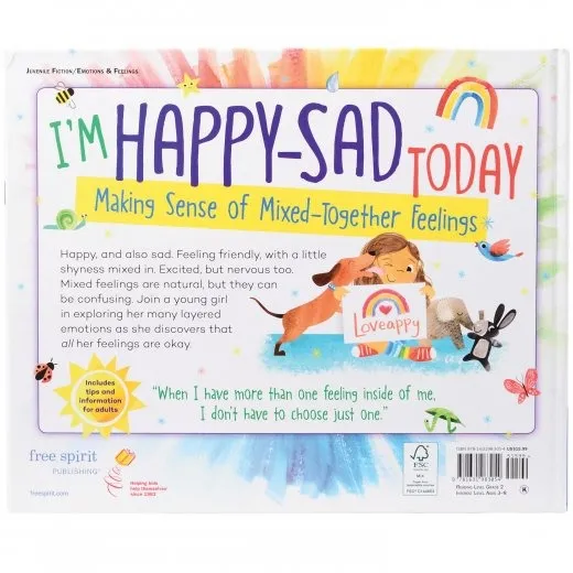 I'm Happy-Sad Today (Hardcover Book) Constructive Play Things