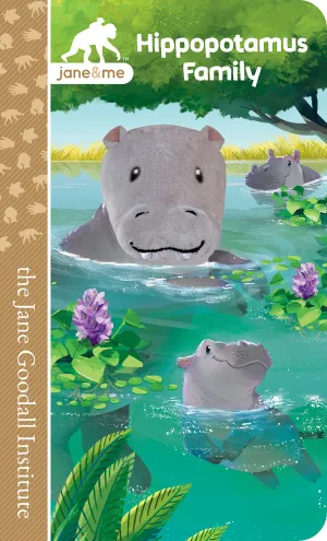 Jane & Me Hippopotamus Family Cottage Door Press