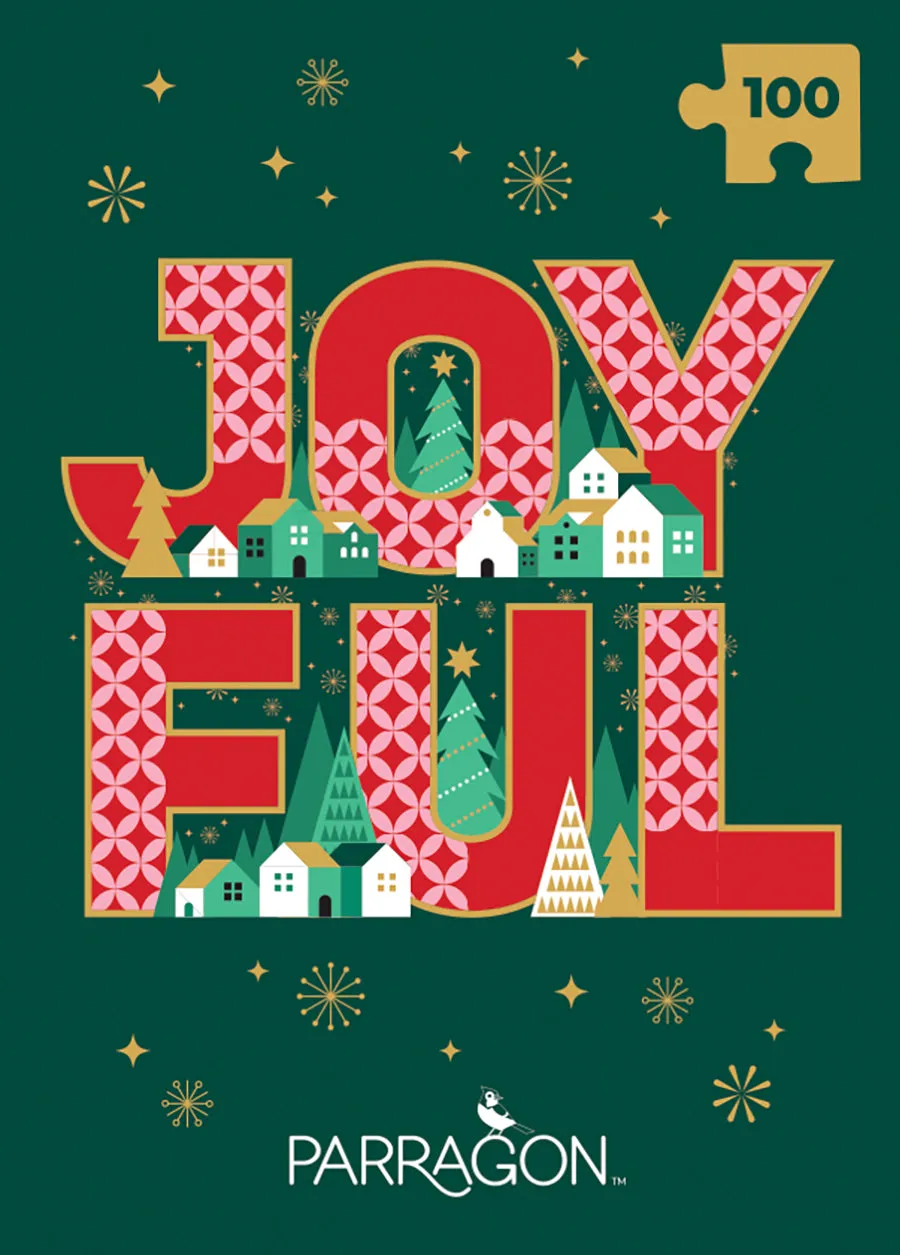 Joyful Christmas 100 Piece Puzzle Cottage Door Press