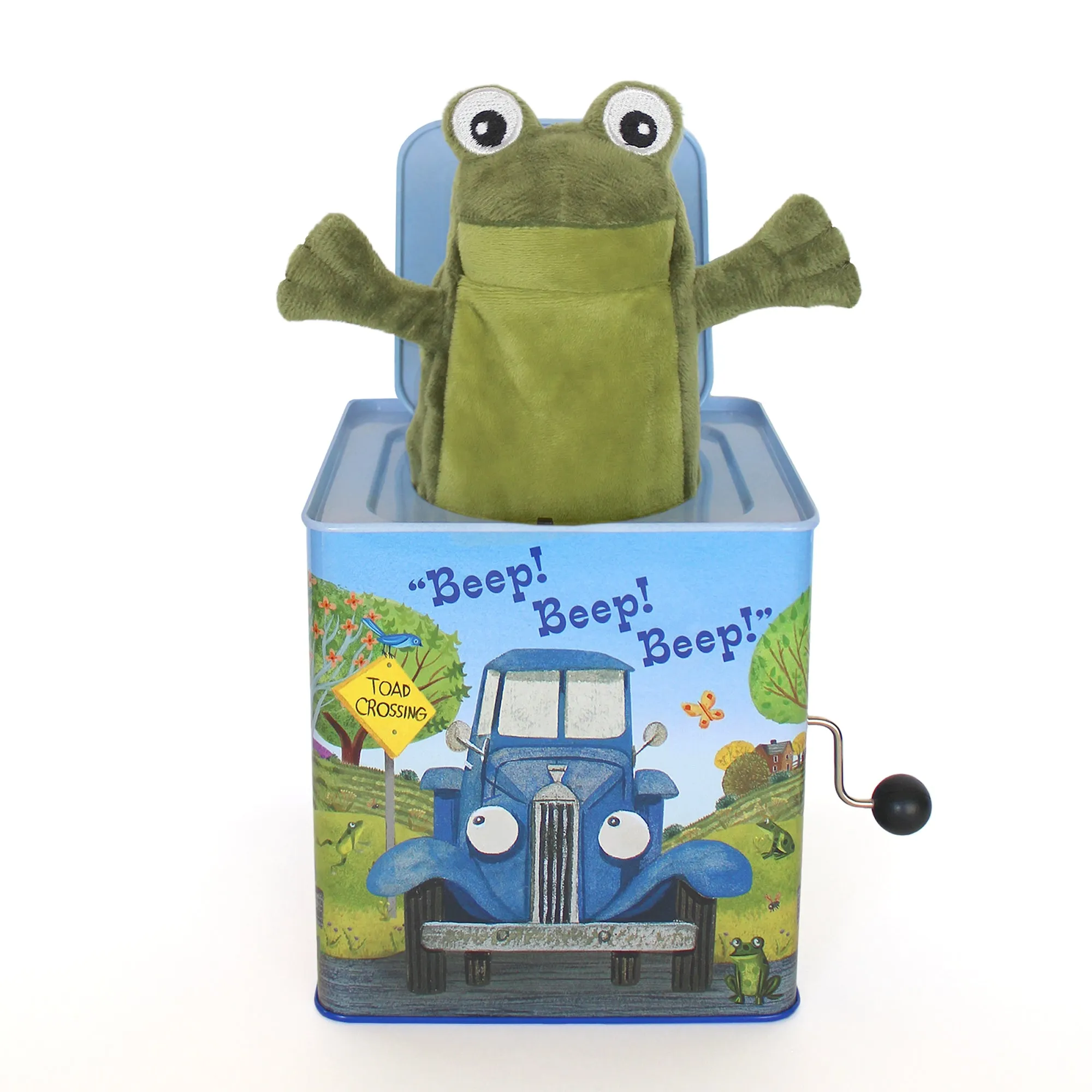 Little Blue Truck Jack-in-the-Box Yottoy