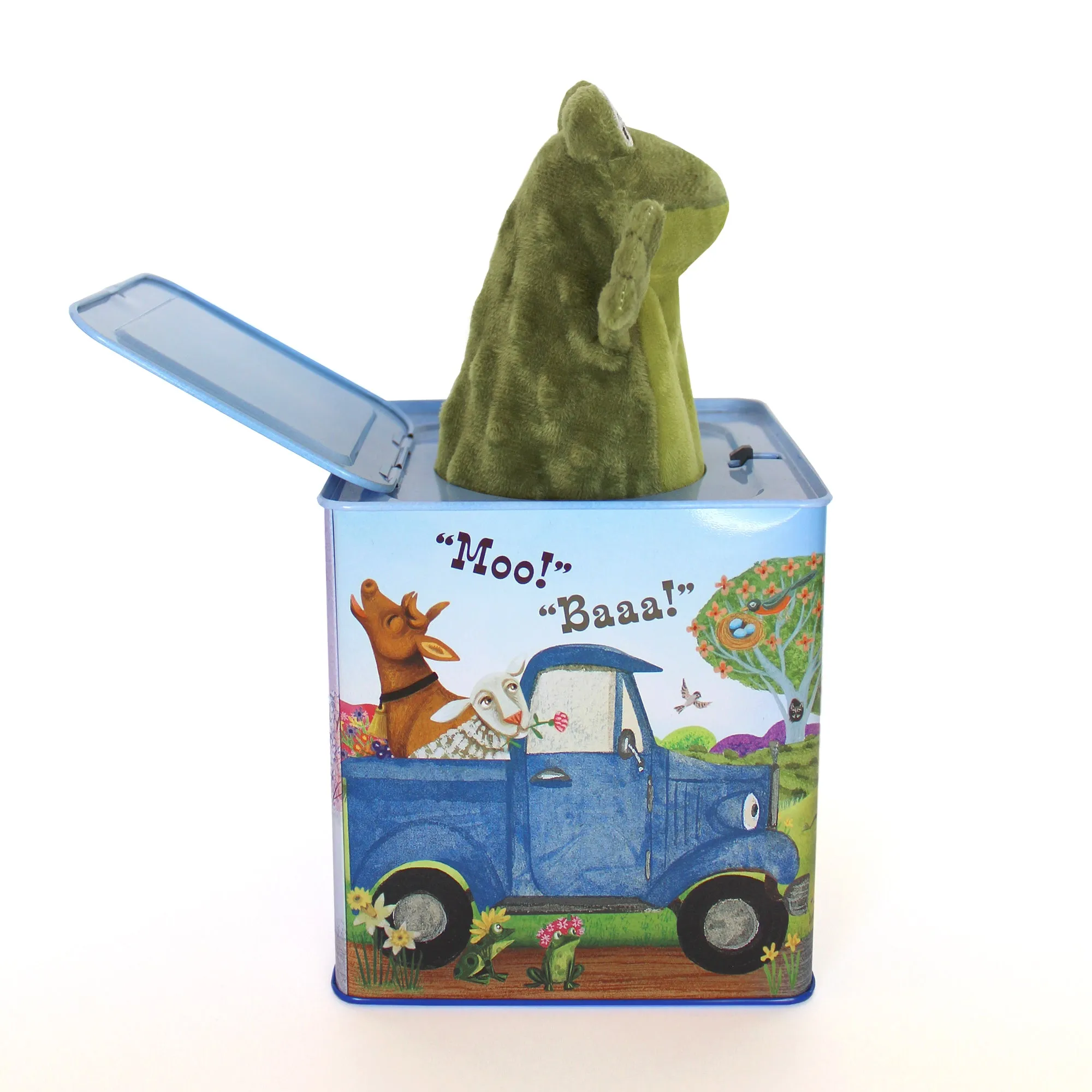 Little Blue Truck Jack-in-the-Box Yottoy