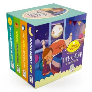 Little Sunbeams Religious Lift-A-Flap 4-Book Set Cottage Door Press