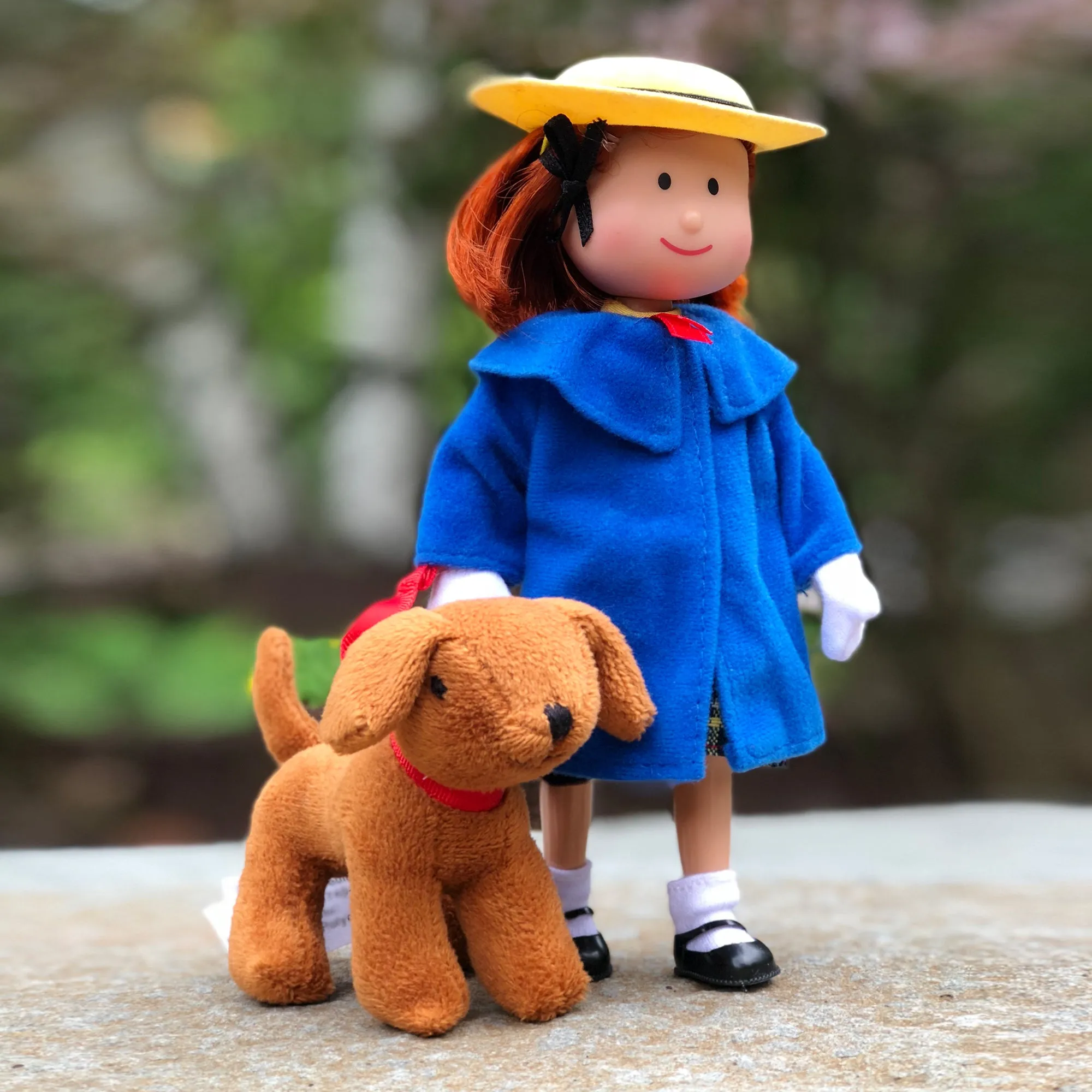 Madeline Poseable Doll with Genevieve Soft Toy in Take-Along Package Yottoy