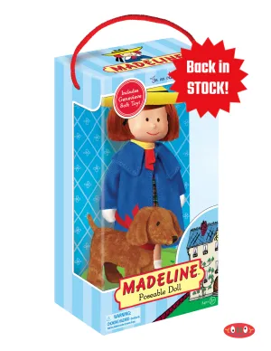 Madeline Poseable Doll with Genevieve Soft Toy in Take-Along Package Yottoy