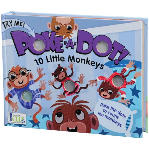 Melissa & Doug Poke-A-Dot Book / 10 Little Monkeys - 20 Pages Constructive Play Things