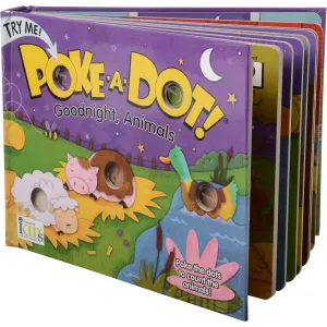 Melissa & Doug Poke-A-Dot Book / Goodnight, Animals - 20 Pages Constructive Play Things