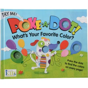 Melissa & Doug Poke-A-Dot Book / What's Your Favorite Color? - 20 Pages Constructive Play Things