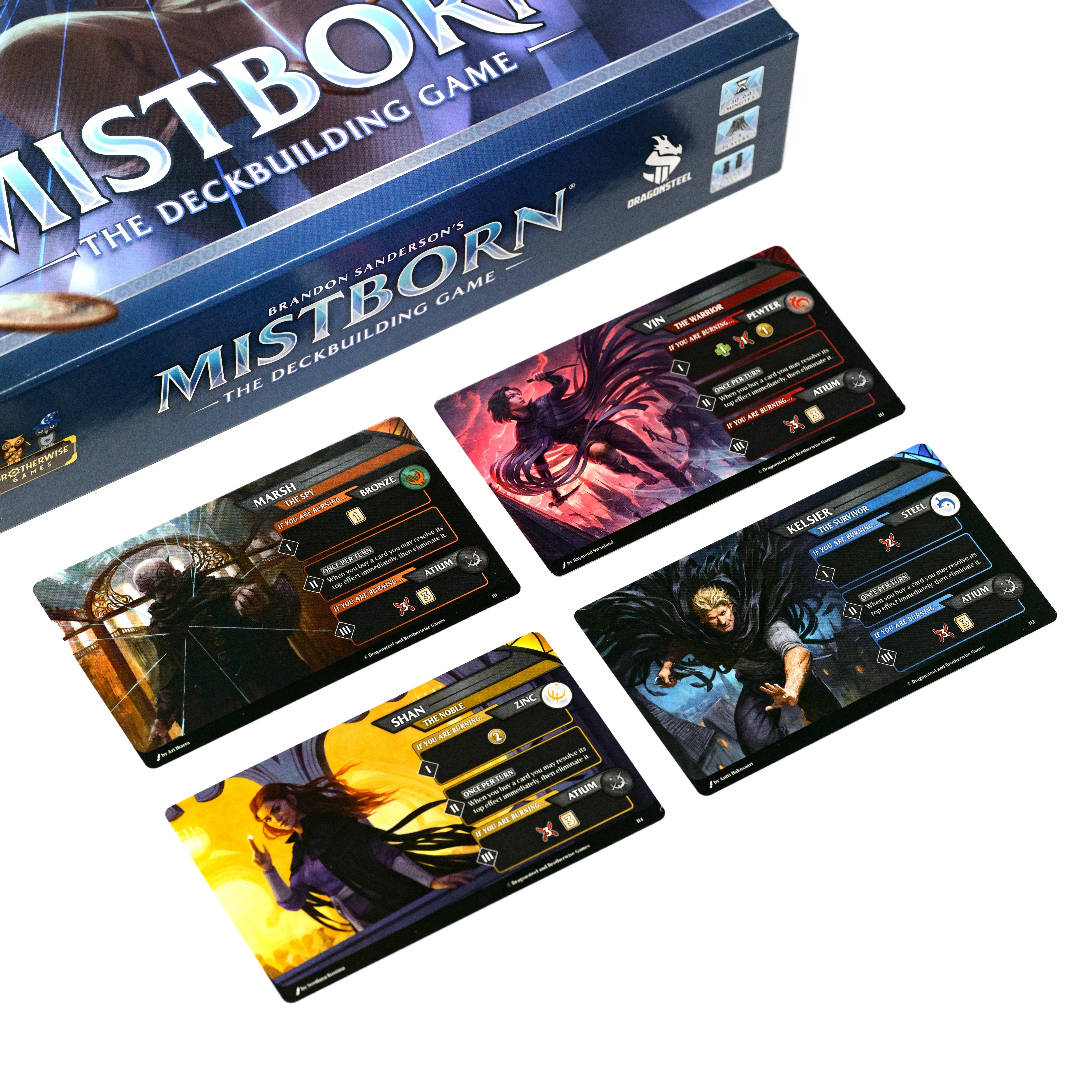 Mistborn Deck Building Game Dragonsteel Books