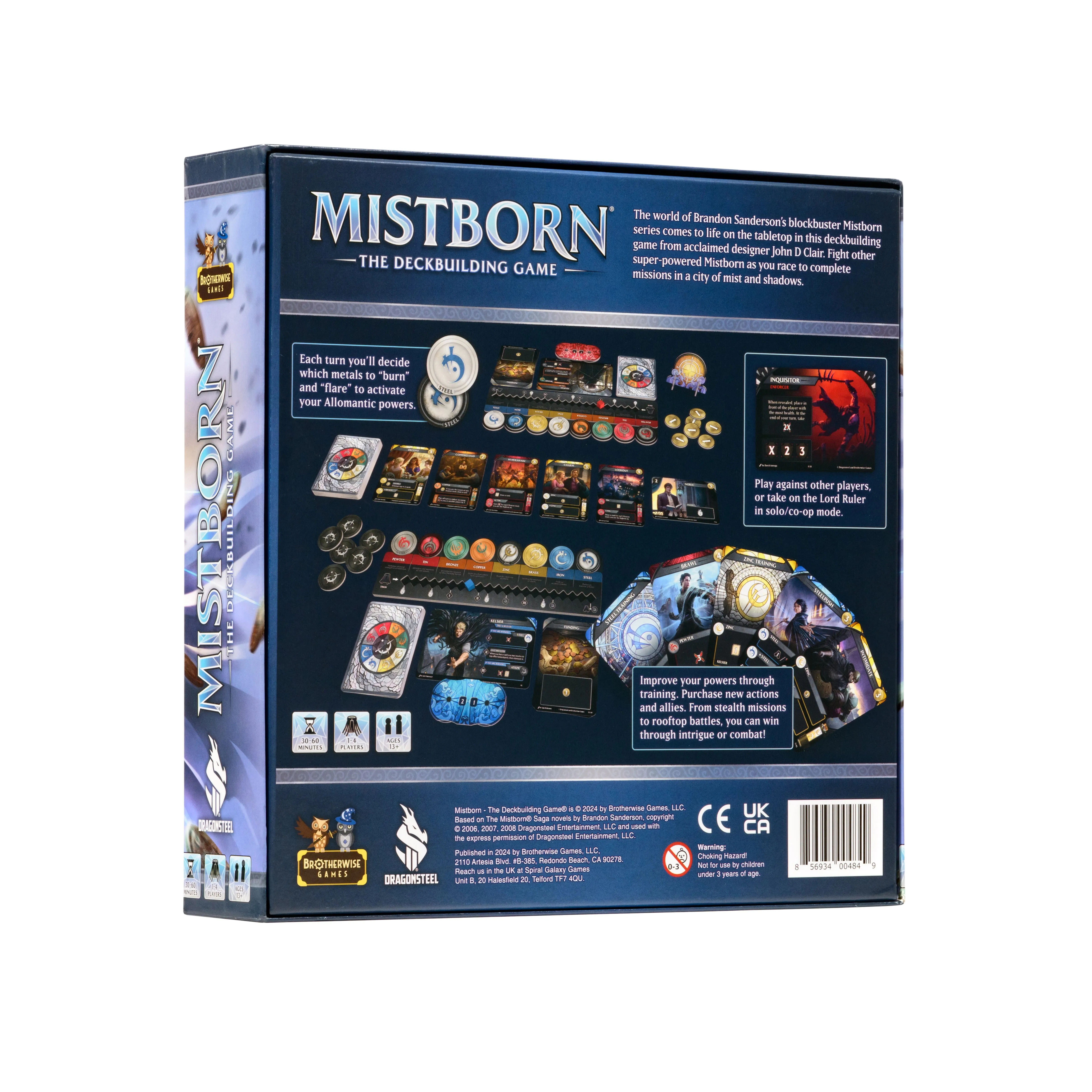 Mistborn Deck Building Game Dragonsteel Books