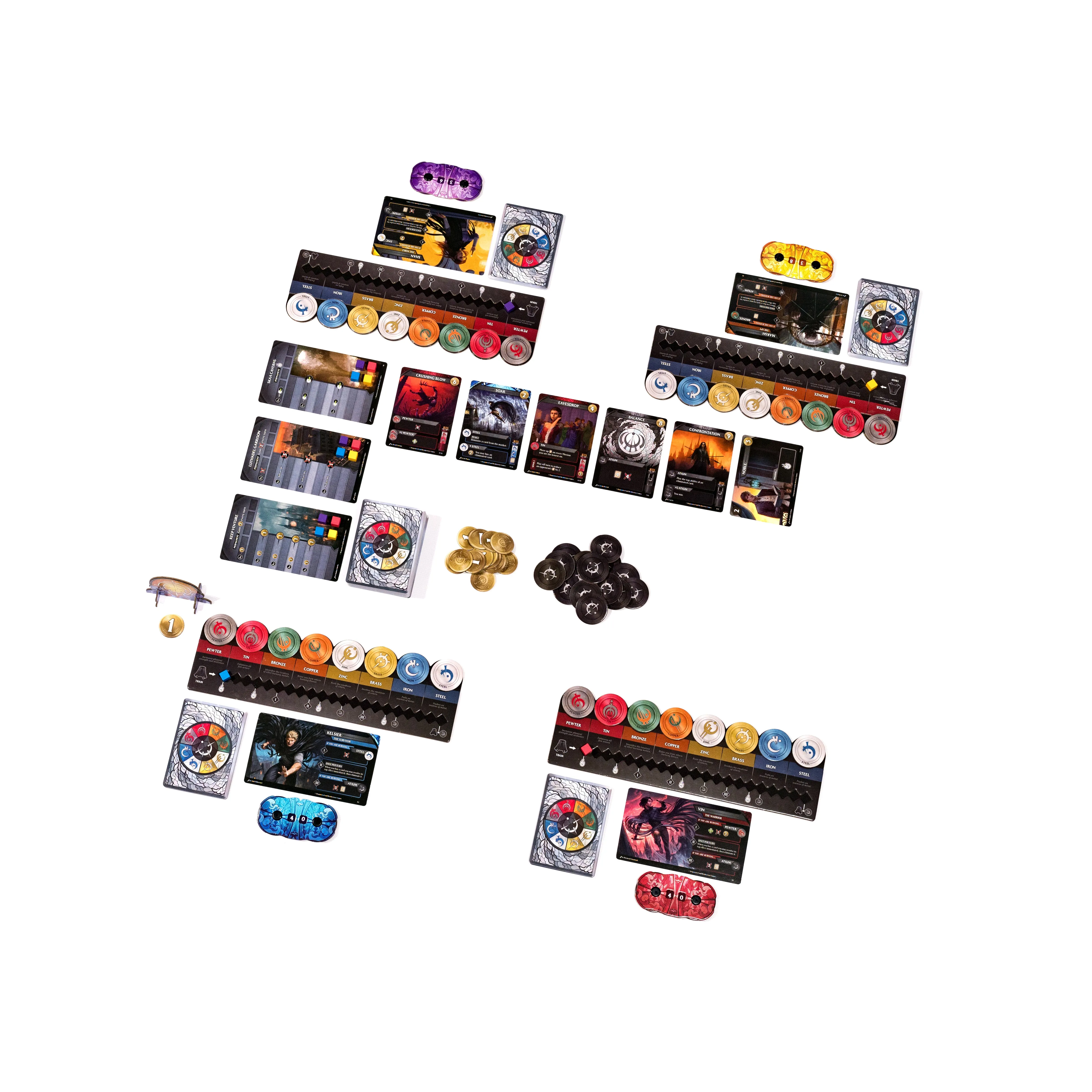 Mistborn Deck Building Game Dragonsteel Books
