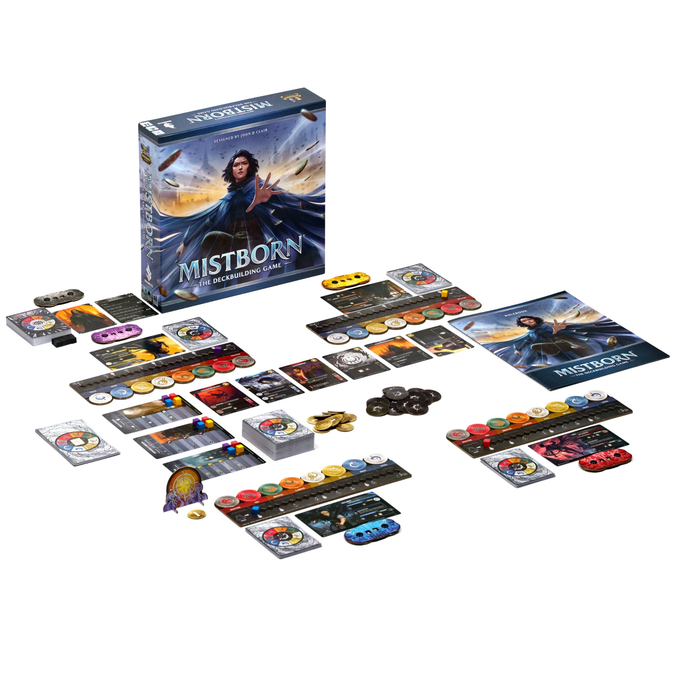 Mistborn Deck Building Game Dragonsteel Books