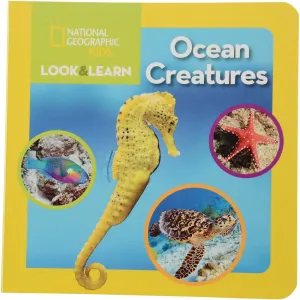National Geographic Animals Board Book- Ocean Creatures Constructive Play Things