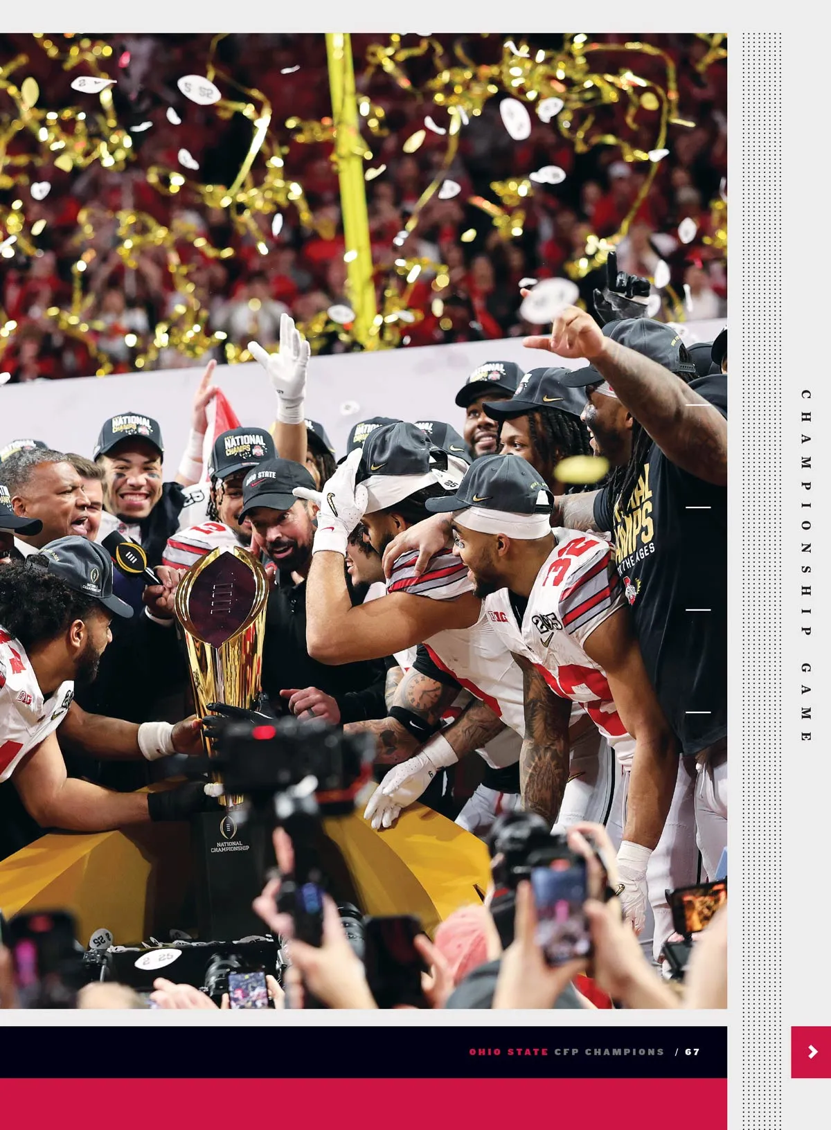 Ohio State 2025 NCAA Football Champions - Buckeyes Special Commemorative Issue: Historic Run for 9th National Title, Will Howard Star Quarterback, College Football's First 12 Team Playoff