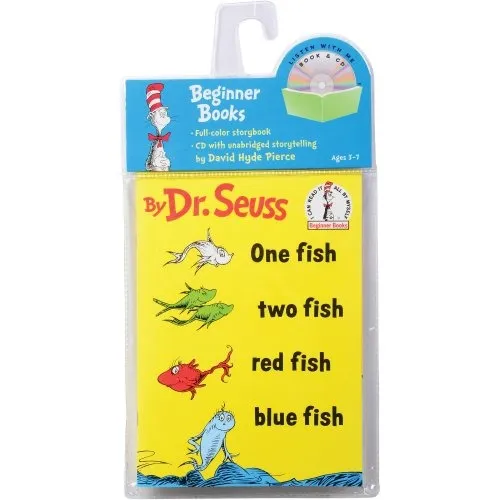 One Fish Two Fish Red Fish Blue Fish Book & CD Constructive Play Things