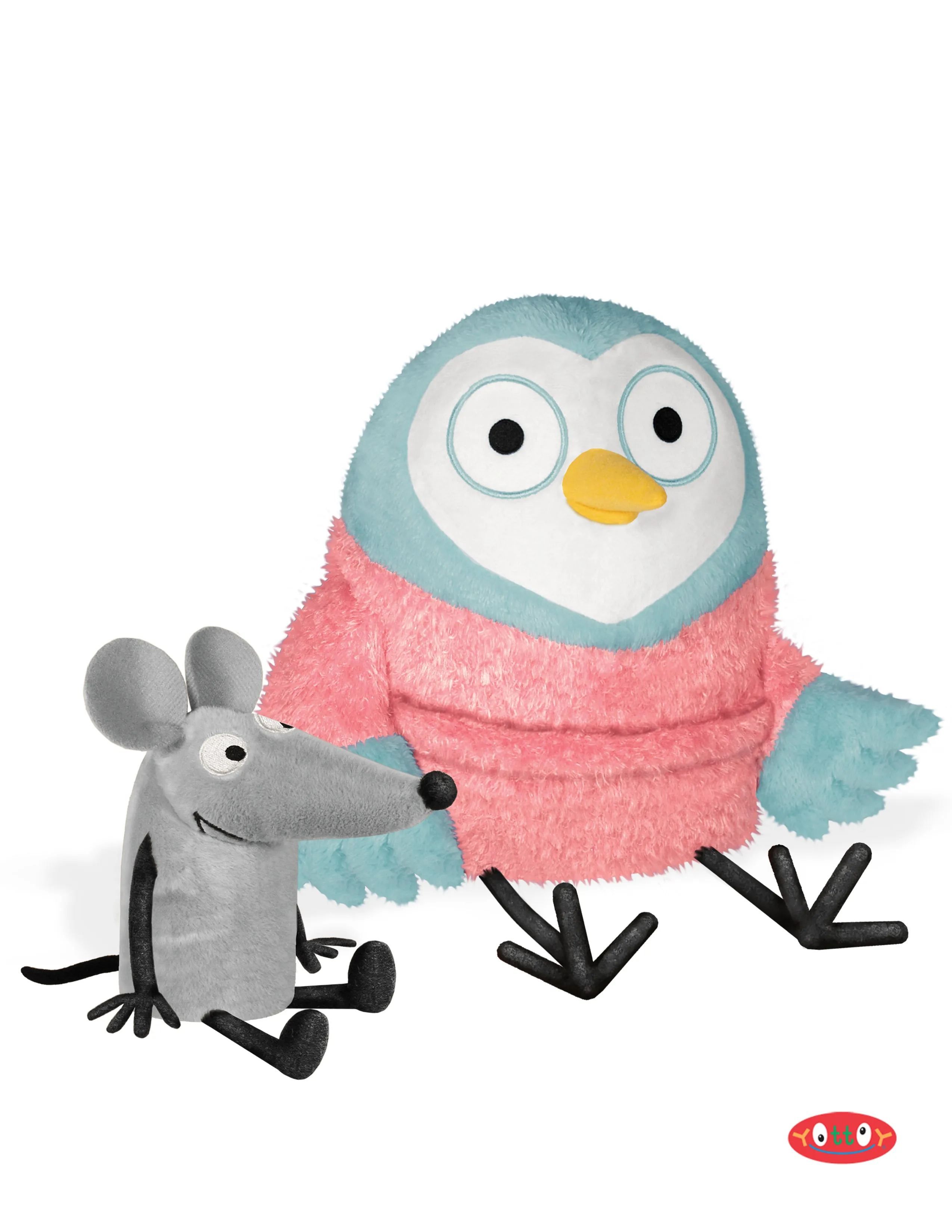 Owl and Noise Soft Toy Pair Yottoy