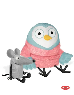 Owl and Noise Soft Toy Pair Yottoy