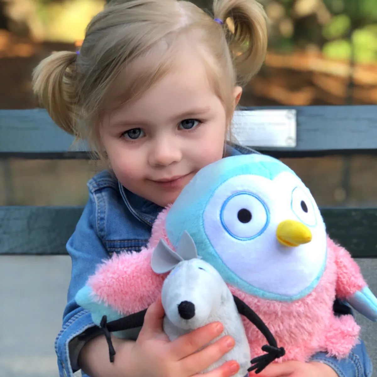 Owl and Noise Soft Toy Pair Yottoy