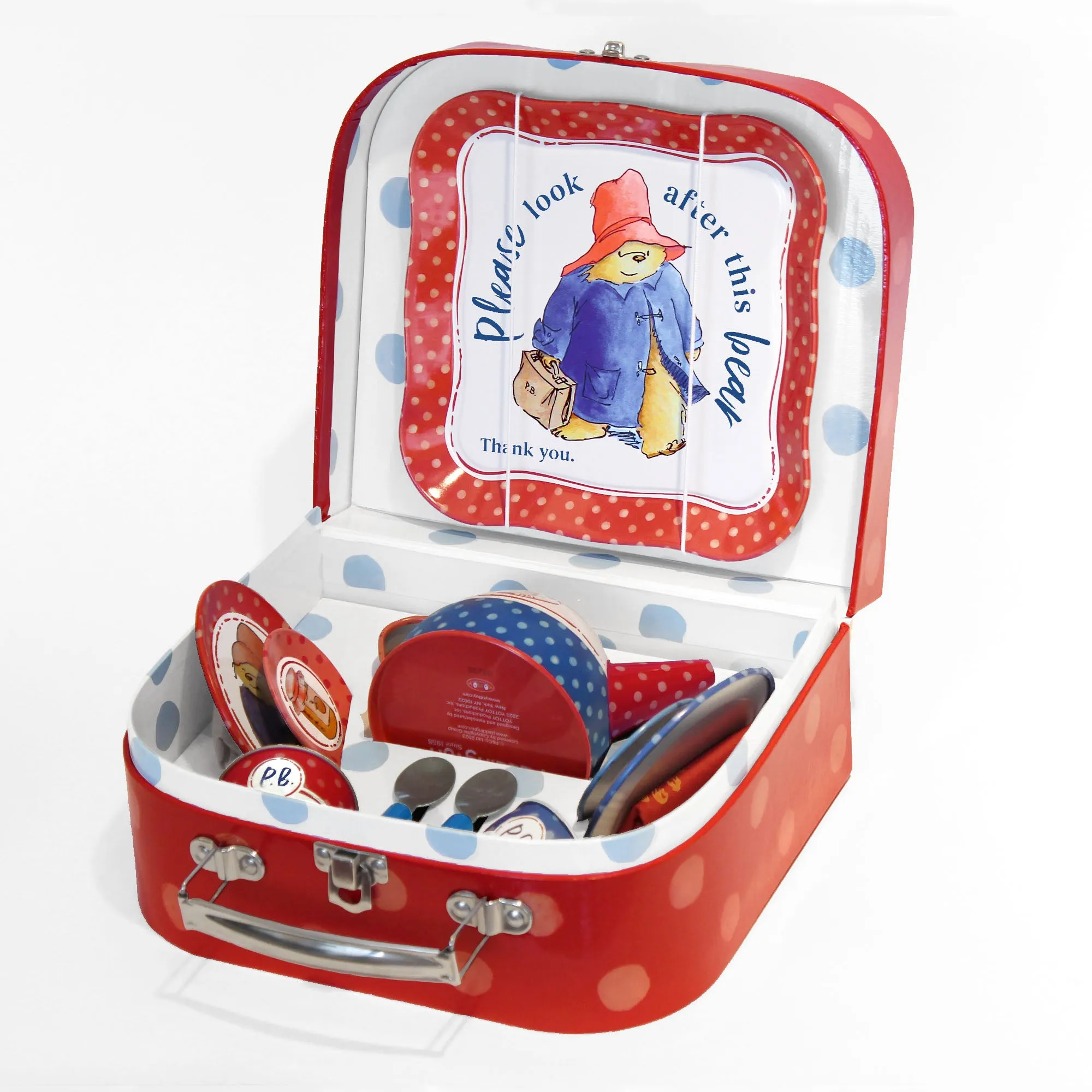 Paddington 14- Piece Tin Tea Set Yottoy