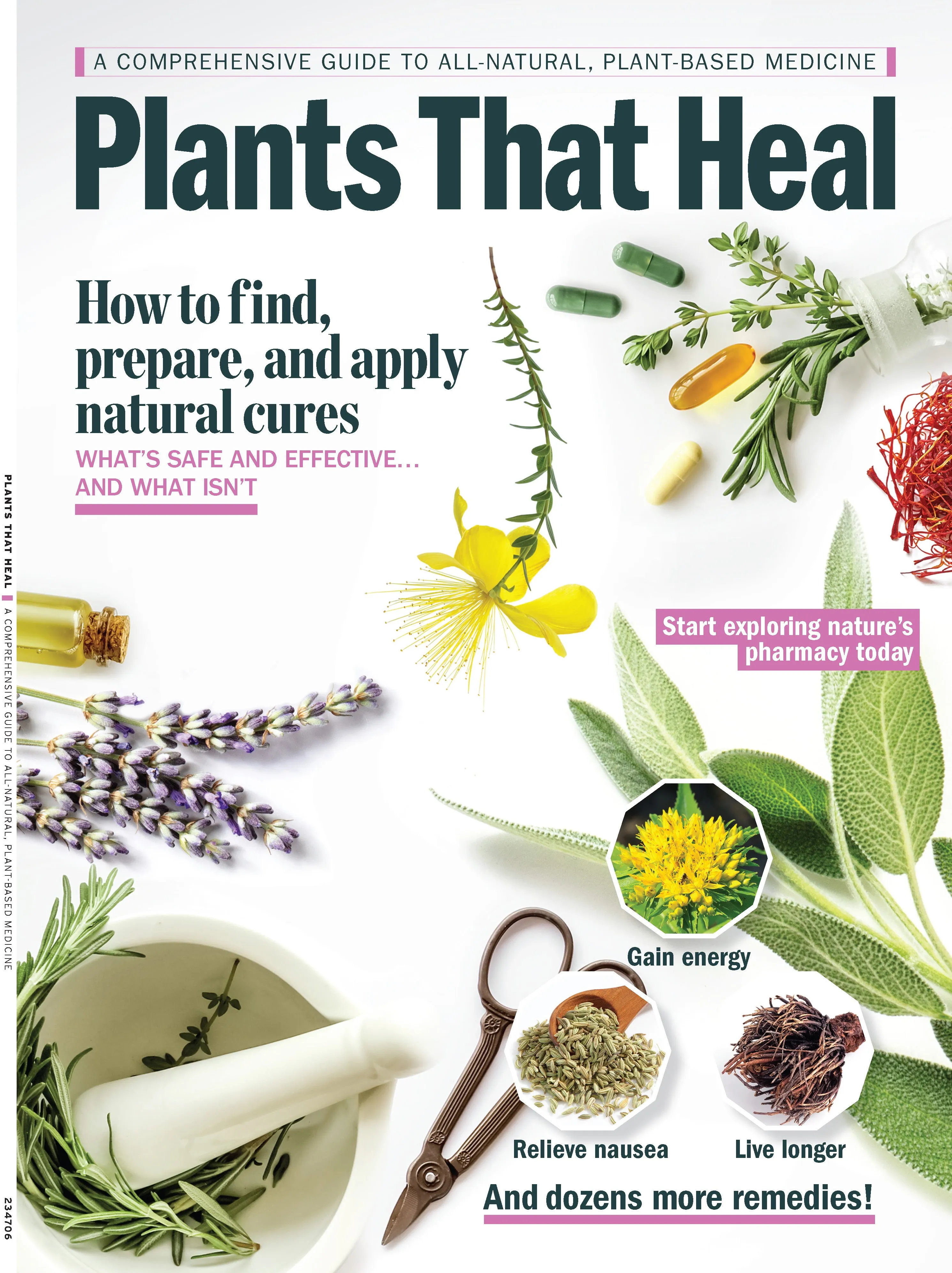 Plants That Heal - Guide To All-Natural, Plant-Based Medicine: Homeopathy, Herbal Remedies For Pain, Weight Loss, Anxiety, Cramps, Nausea, Ginger, Willow Bark, Teas, Tinctures, Salves, Recipes & CBD!