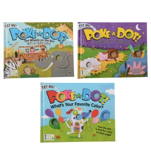 Poke-A-Dot Books Set #1 of 3 Books Constructive Play Things